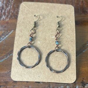 Copper Hoop Earrings